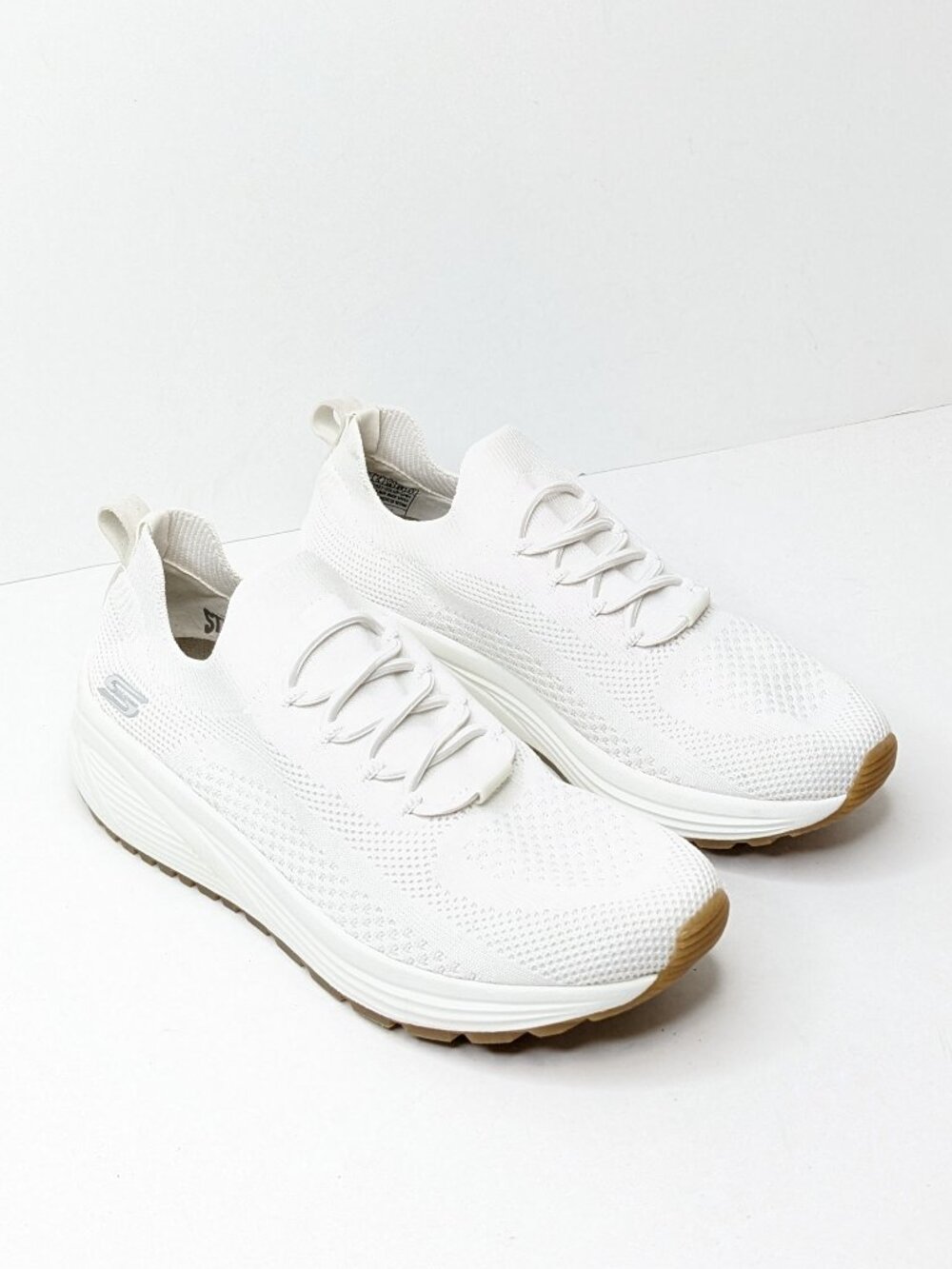 Skechers Bobs Sparrow 2.0 Slip-On Sneakers White Womens 8
